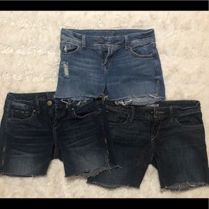 3 pair of !it Jean Shorts size 25